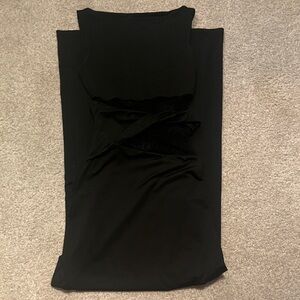Black Pepper Mayo lace twist maxi dress